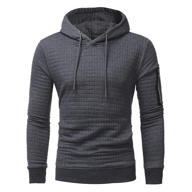 Men's Hoodie With Arm Zipper