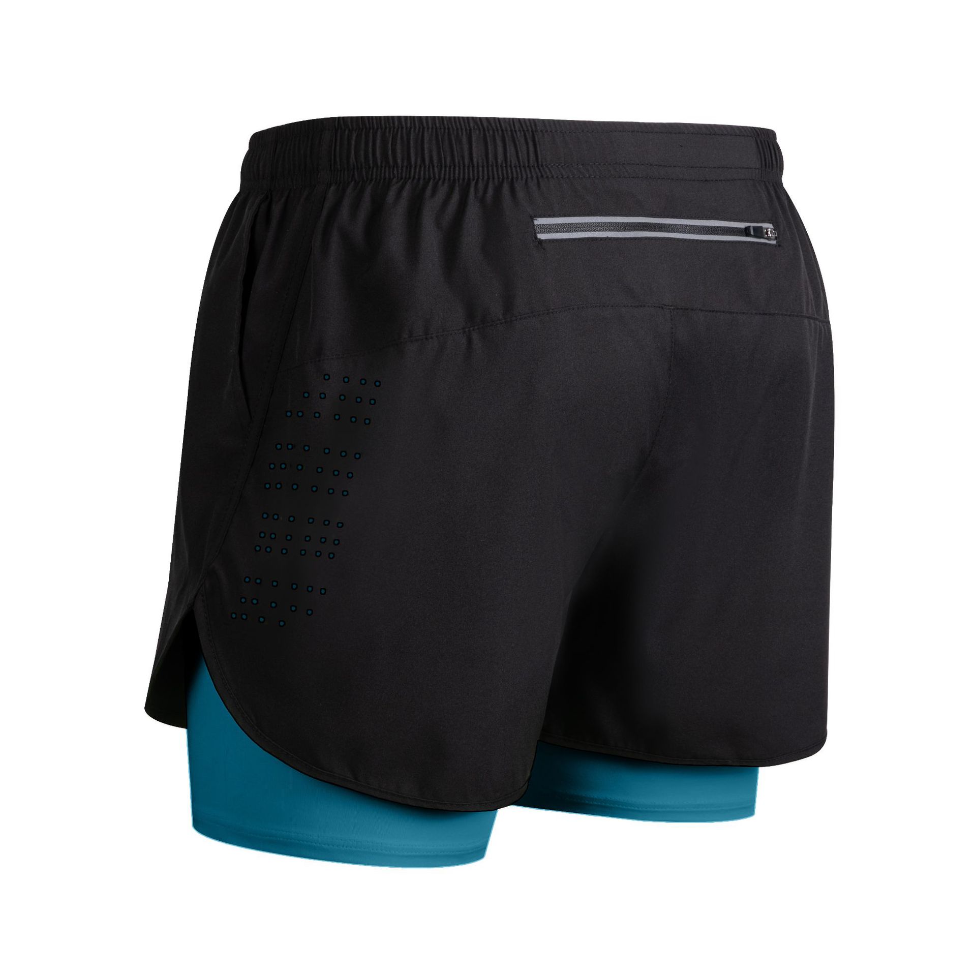 Men's Quick-Dry Double-Layer Fitness Shorts