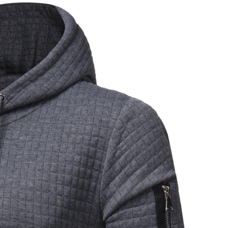 Men's Hoodie With Arm Zipper