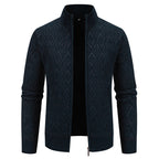 Men's Stand Collared Cardigan