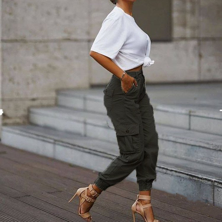 Women's Multi-Pocket Cargo Pants