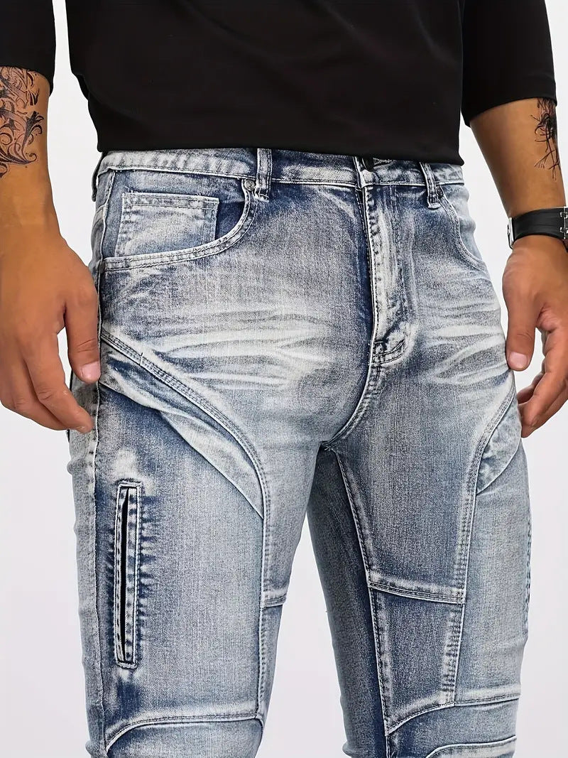 Men's Retro Casual Stretch Slim-fit Jeans
