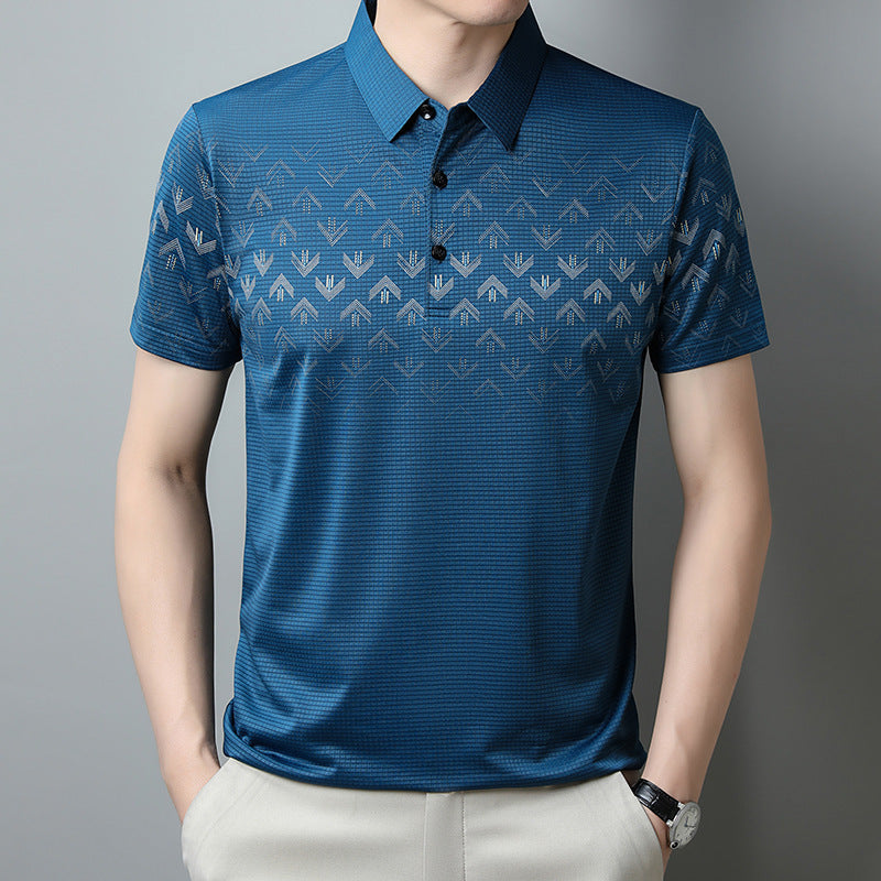 Men's Quick Dry Cool Mesh Polo T-Shirt