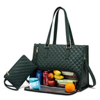 Women's Thermal Insulated Leak-Proof Multi-Purpose Tote Bag And Wallet