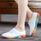 Women's Genuine Leather Flat Bottomed Shoes