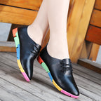 Women's Genuine Leather Flat Bottomed Shoes