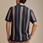 Men's Striped Knitted POLO Shirt