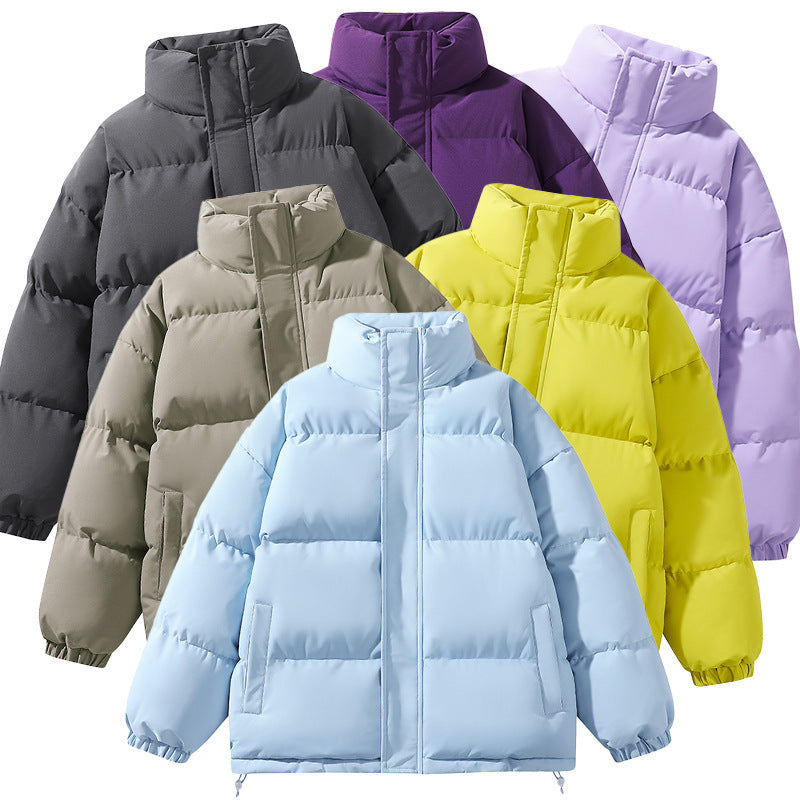 Stand-up Collar Cotton-padded Puffer Jacket