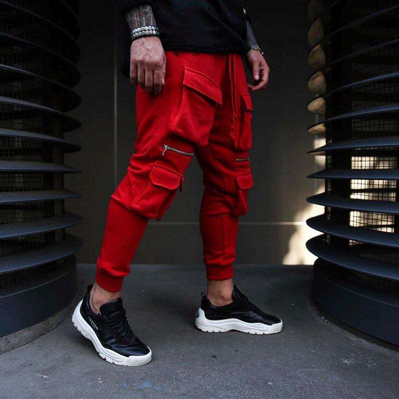 Men's Multi Pocket Loose Cotton Pants