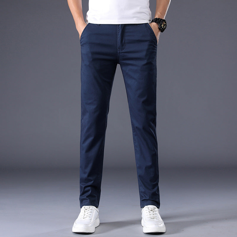 Men's Solid Stretch Pants