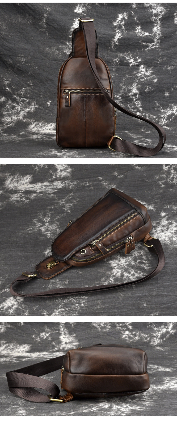 Leather Messenger Bag