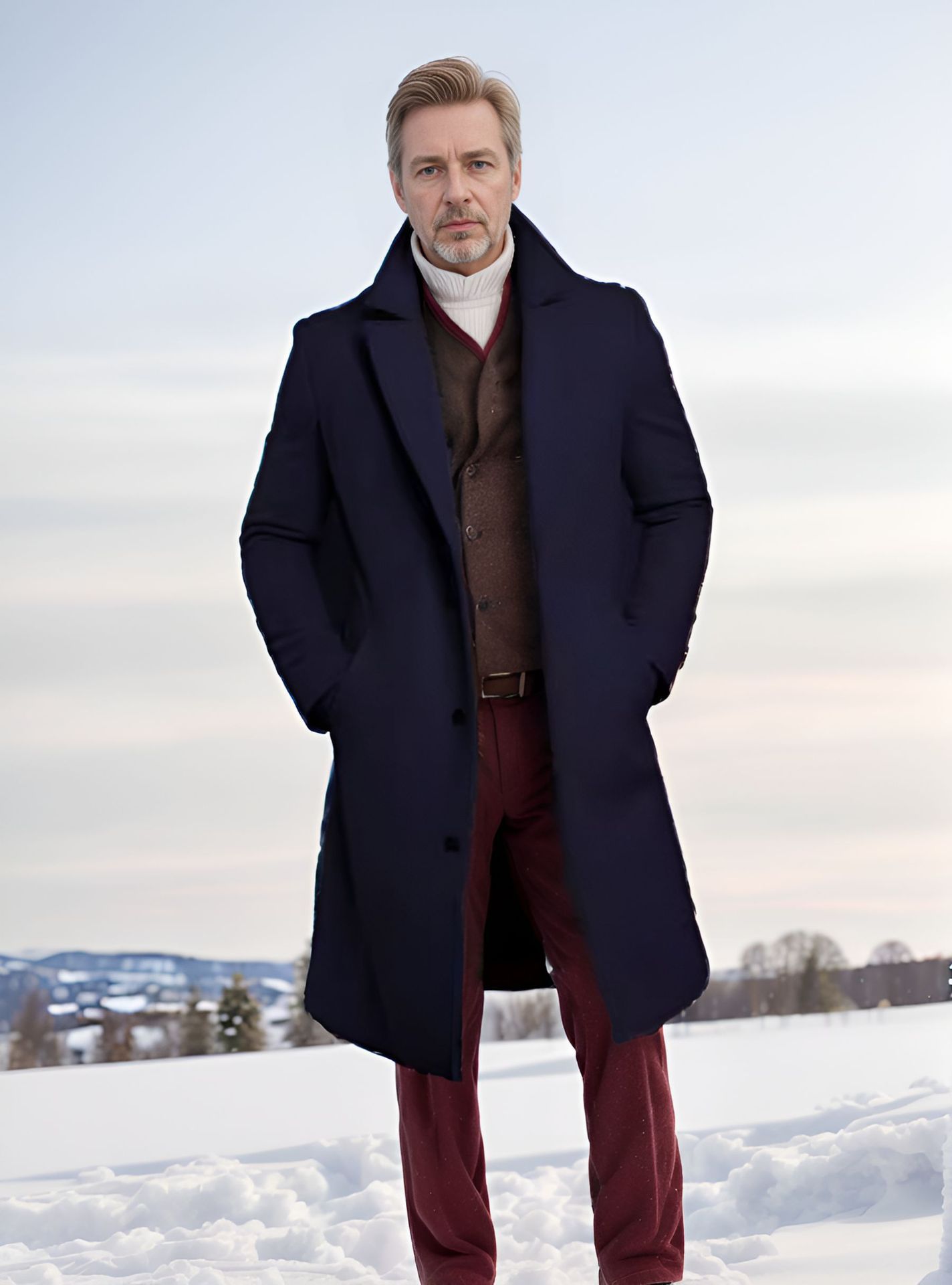 Men's Mid-length Coat