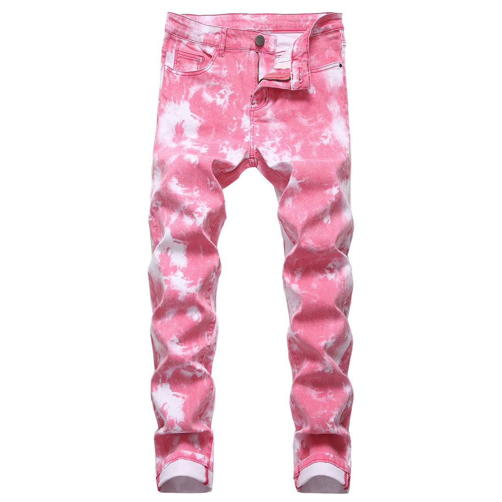 Men's Slim-fit Dyed Trousers