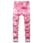 Men's Slim-fit Dyed Trousers