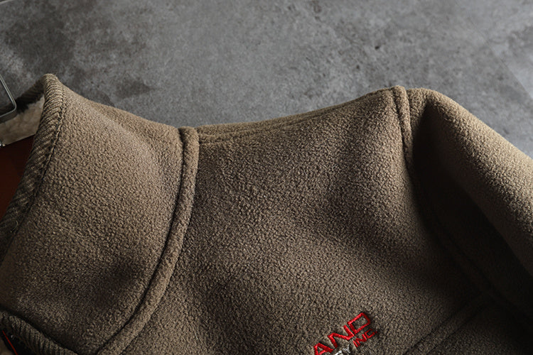 Men's Stand Collared Thick Coat