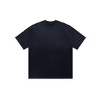 American Retro Double Yarn Pure Combed Cotton Gradient T-shirt