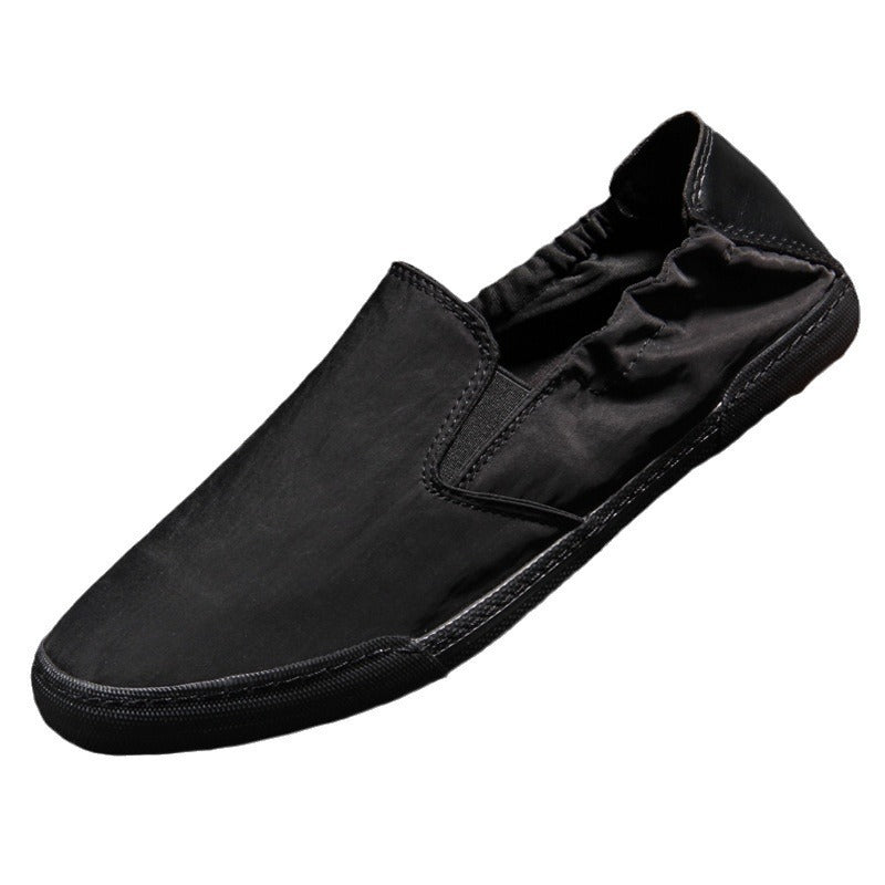 Men's Elastic Canvas Loafers