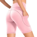 Women's Breathable Stretch Pocketed Cycling Shorts