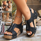 Women's Zipped Sandals
