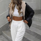 Women's Hooded Long Sleeve Jacket