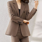 Women's Staple Long Sleeve Suit