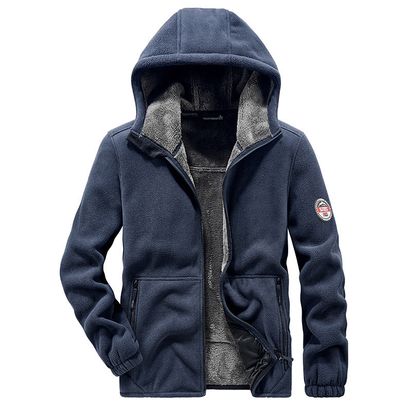 Men's Fleece-Lined Hooded Jacket