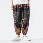 Cotton Linen Loose Harem Pants