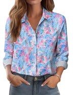 Women's Floral Loose-fit Shirt