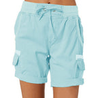 Women's High Waist Cargo Shorts