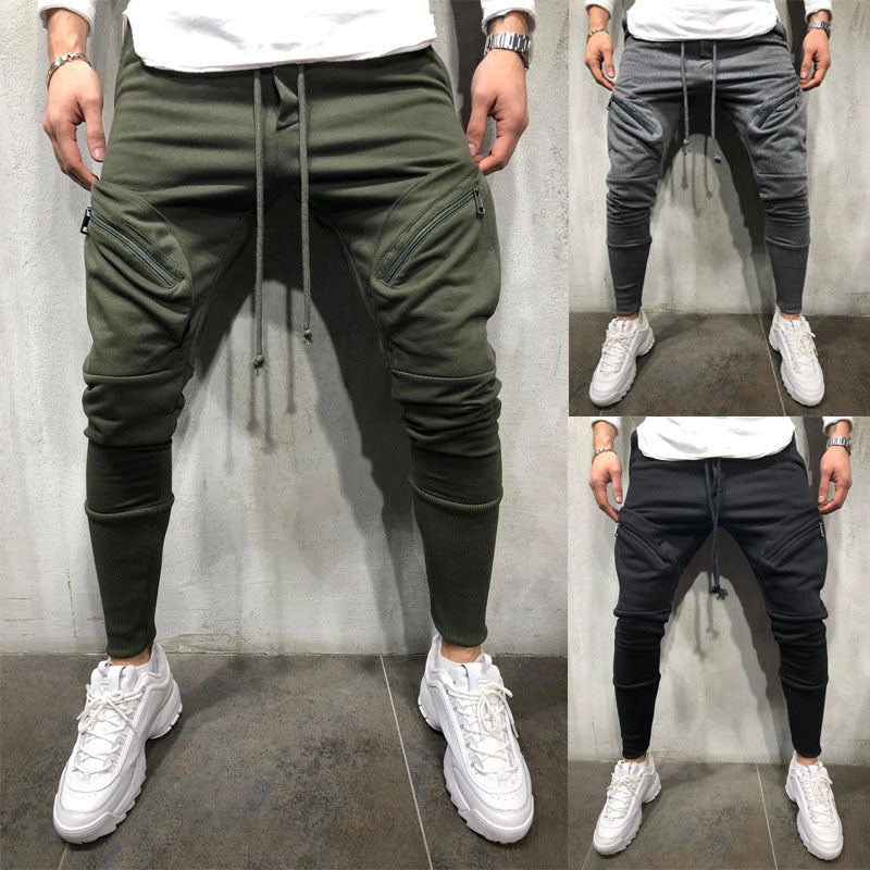 Men's Sports Pants With Multiple Pockets