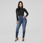 Women's High Waist Slim Fit Jeans