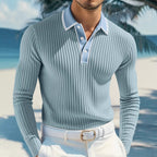 Men's Long-sleeved Polo Shirt