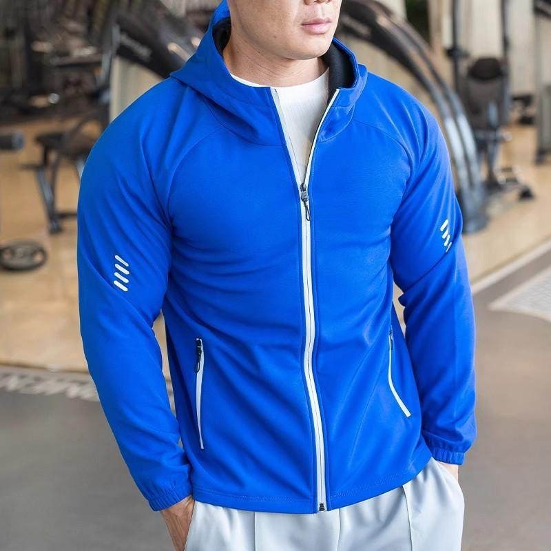 Men's Wind Resistant Zip-Up Hoodie