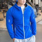 Men's Wind Resistant Zip-Up Hoodie