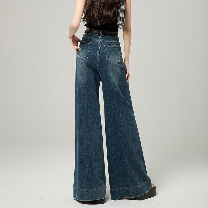 Women's High Waist Wide Leg Relaxed Jeans