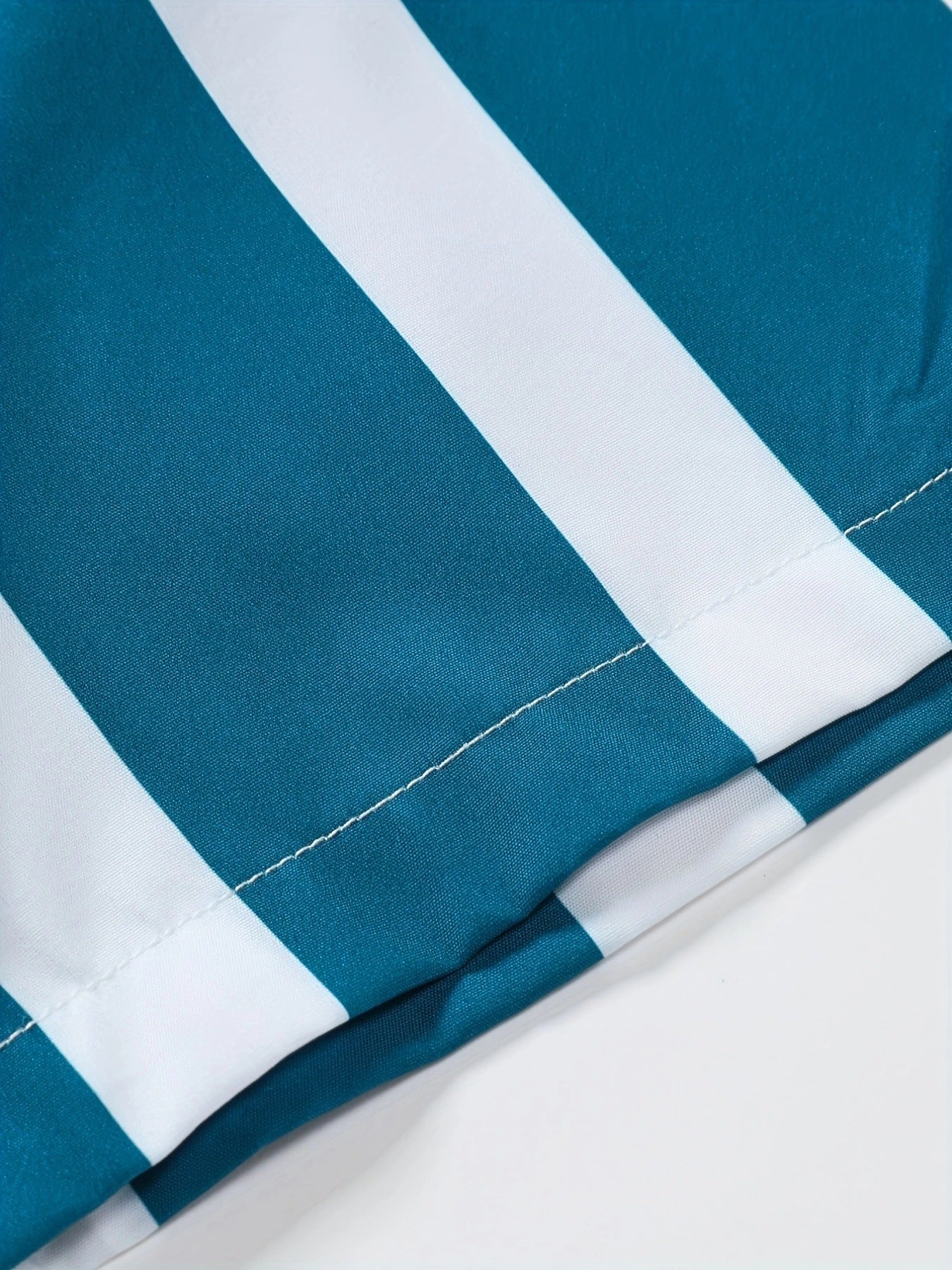 Men's Beach Short-sleeved Lapel Shirt