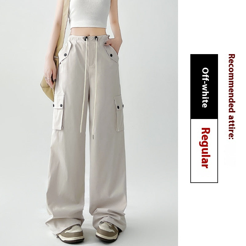 Women's Casual High Waist Wide-leg Pants