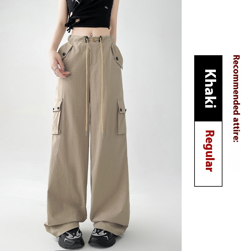 Women's Casual High Waist Wide-leg Pants