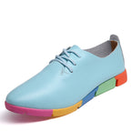 Women's Genuine Leather Flat Bottomed Shoes