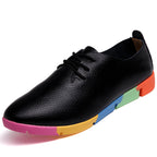 Women's Genuine Leather Flat Bottomed Shoes