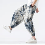 Cotton Linen Loose Harem Pants