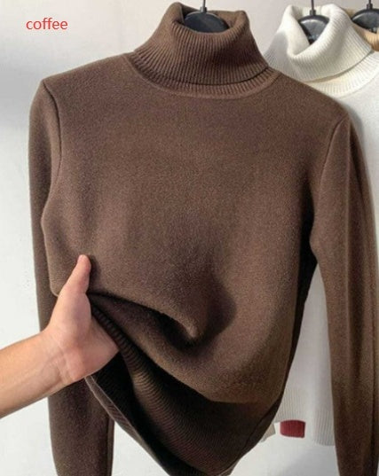 Women's Plush Elegant Staple Turtleneck