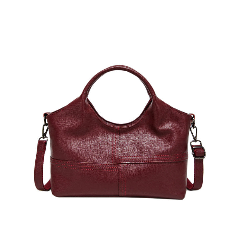 Women's Large Capacity Soft Texture Handbag