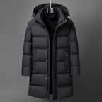 Men's Long Thick Down Jacket Coat