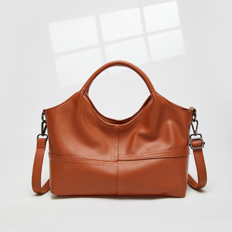 Women's Large Capacity Soft Texture Handbag