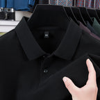 Men's Mercerized Polo Collar Short Sleeve T-Shirt