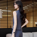 Women's Slim-fitting Sleeveless Vest