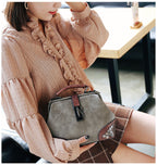 Women Metal Cornered Handbag