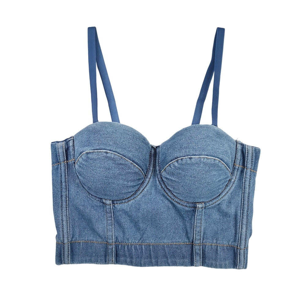 Women's Supportive Denim Top