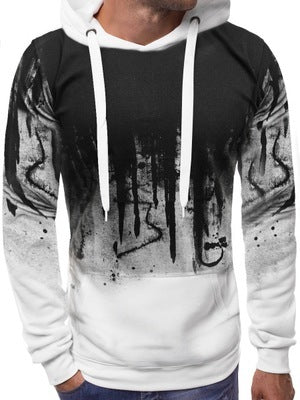 Men's Ink Splatter Hoodie